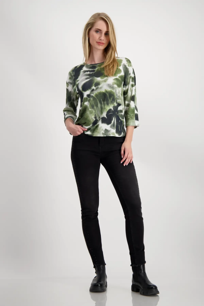 Monari Shirt mit Blumenmuster