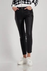 Leather look trousers 