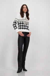 Houndstooth jumper 