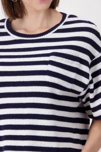 Striped sweatshirt with pocket